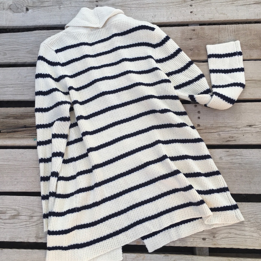 Striped sweater white/Cream S - Picture 2 of 7